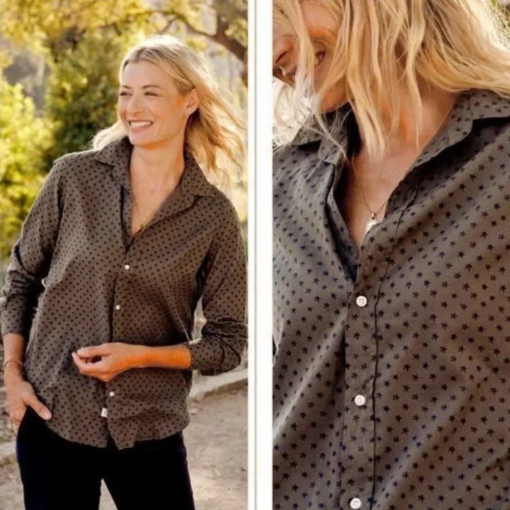 Frank and Eileen button up shirt size XL Frank Star print‎